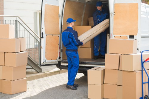 Movers Kingston Upon Thames team preparing a local home move
