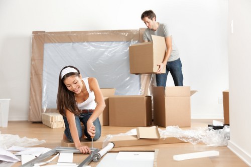 Commercial moving team planning an office relocation in Kingston upon Thames