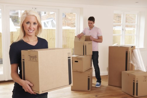 Furniture pick-up service for a Kingston upon Thames home with bulky items ready for removal