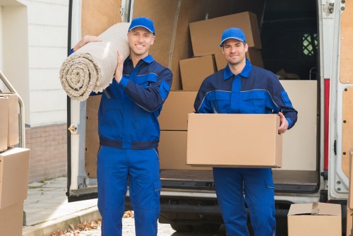 Local van service helping with a flat move near Kingston town centre