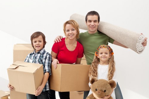 Experienced movers managing a property relocation in Kingston upon Thames