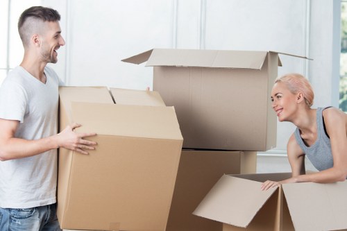 Careful loading of furniture for a Kingston upon Thames home move