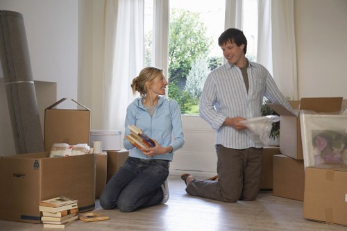 Moving truck loading support for residential and commercial moves