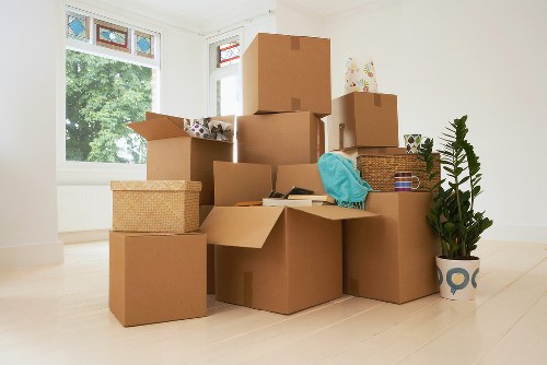 Removal truck loaded with furniture for a Kingston upon Thames move