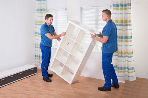 Careful wrapping of fragile belongings during a Kingston upon Thames packing service