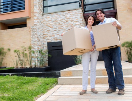 Packed student belongings ready for a move in Kingston upon Thames